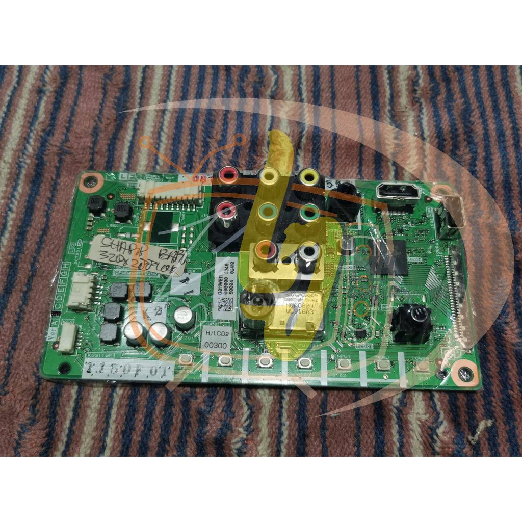 MB TV SHARP LC-32LE155M - MAINBORD TV SHARP LC 32LE155 M - MESIN TV SHARP 32LE155