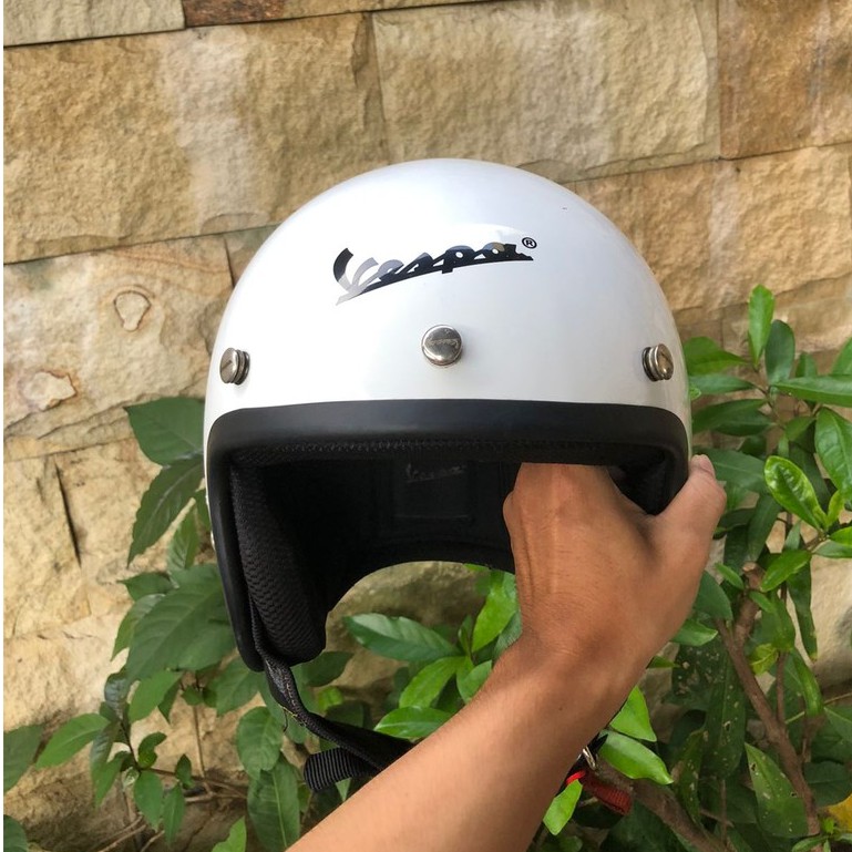 helm vespa original xential white second