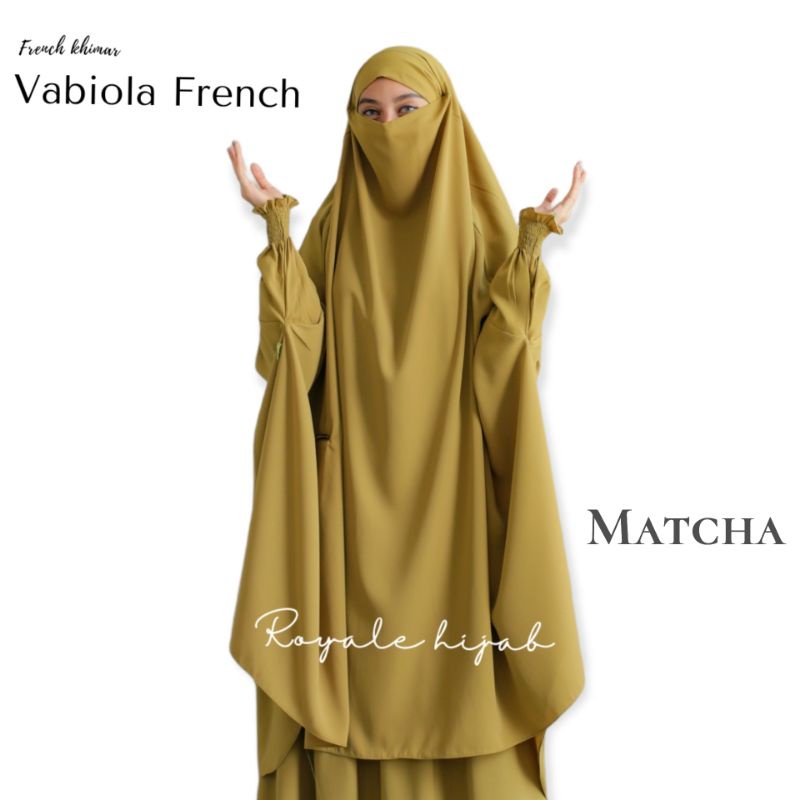 VABIOLA KHIMAR HANYA FRENCH KHIMAR TANPA ROK