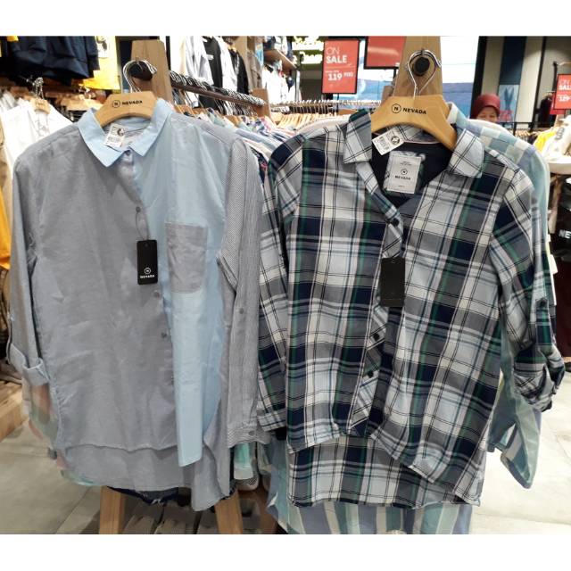 Kemeja hem nevada cewek BIG SALE BANGET beli 3 lebih hemat