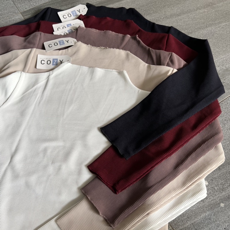Kemeja Wanita Jumbo Katun Pocket Oversize Kotak Lengan Balon E3N8 Motif Jaman Sekarang Terbaru Casua