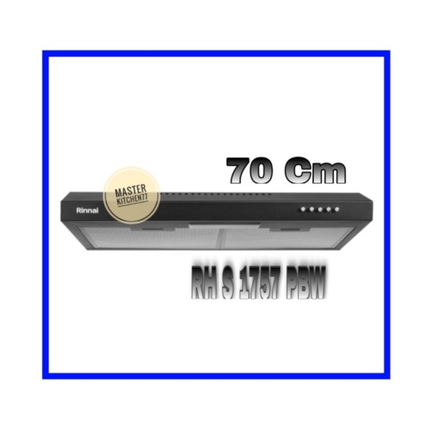 Promo Cooker Hood Rinnai 70 Cm  Rinnai RH S 1757 PBW Diskon