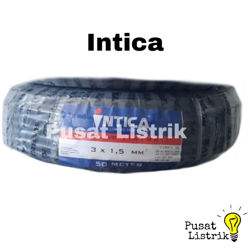 Kabel Listrik 3x1,5mm 50m NYYHYO Intica Kabel Serabut 3x1,5mm 50m