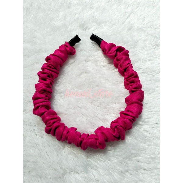 Bando scrunchie / bando kerut / bando kekinian