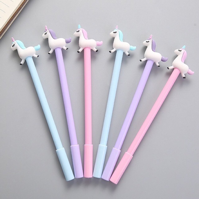 

Pernikcious Pulpen Unicorn Terbang Pulpen Gel Karakter Penakarakter With Black Ink Kawaii