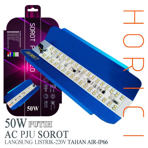 LAMPU JALAN 50W 100W PJU LED SUNLAMP SOROT OUTDOOR PENERANGAN STREET LIGHT/ LAMPU JALAN LED WARNA-WARNI