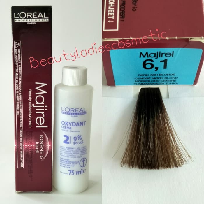 loreal majirel hair color dark ash blonde no.6.1