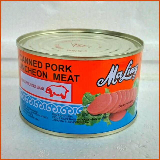 

Maling Canned Pork Luncheon Meat TTS 397 gram