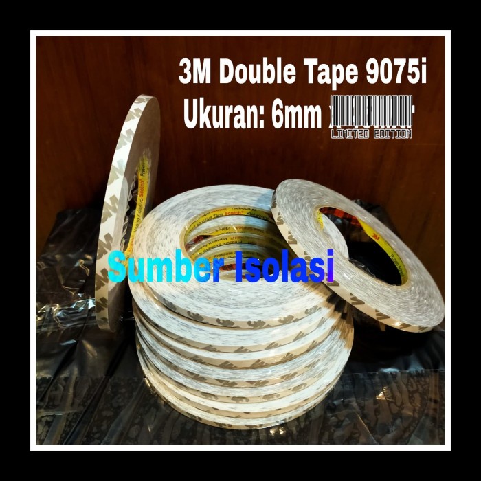 

Star 3M 9075I Ukuran Double Tape 6Mmx50.Mtr Double Tape Tisu/ Tanpa Spon Diskon