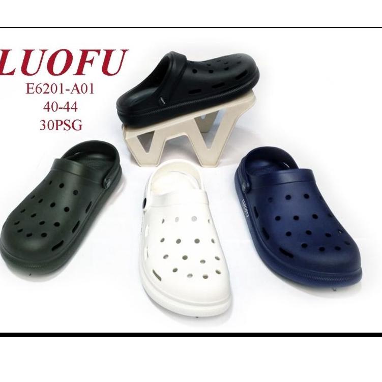 Terkini LUOFU 6201 A01L SANDAL KODOK BAIM PRIA GIT