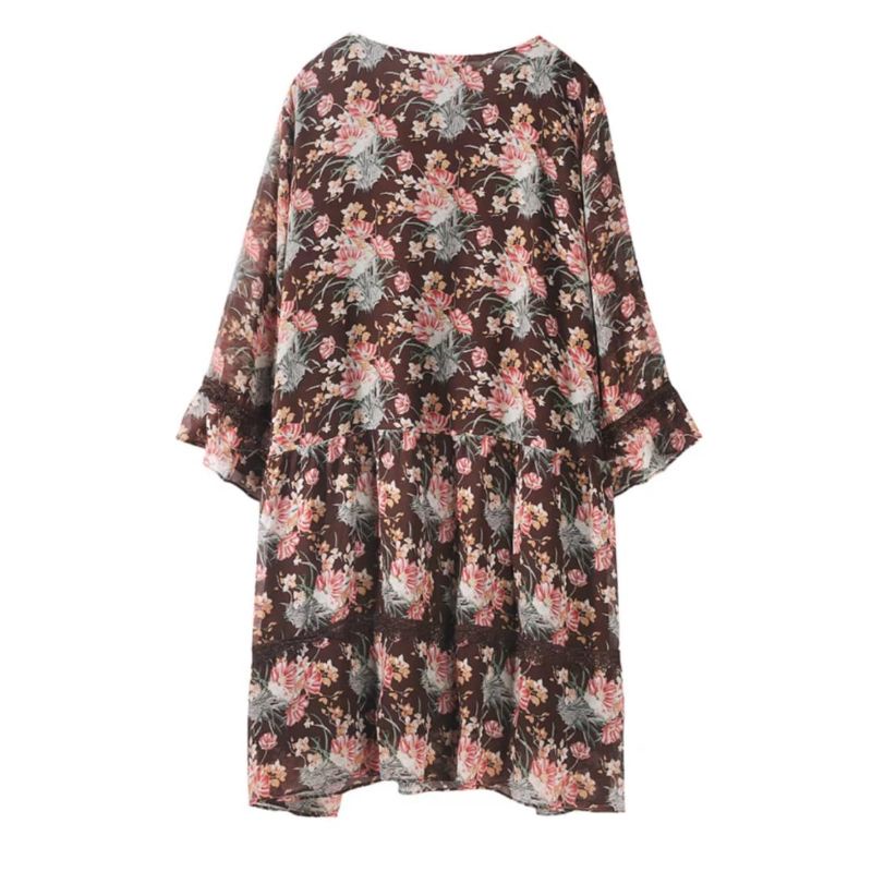 MDLV ~ 1999# Carolien Floral Mini Dress Import