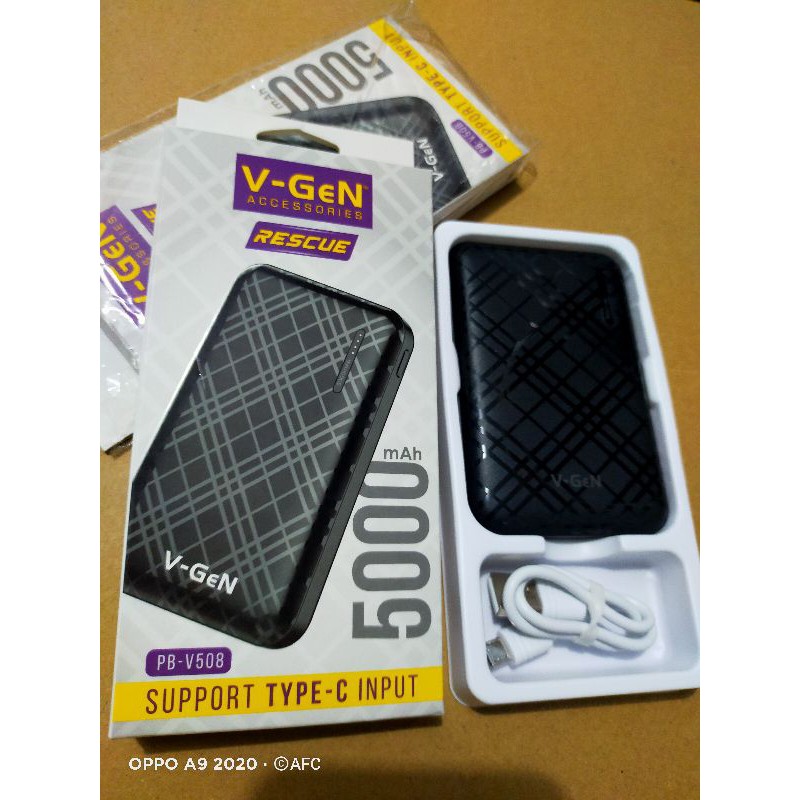 POWER BANK V-GEN 5000 mAh PB-V508 Rescue Super slim