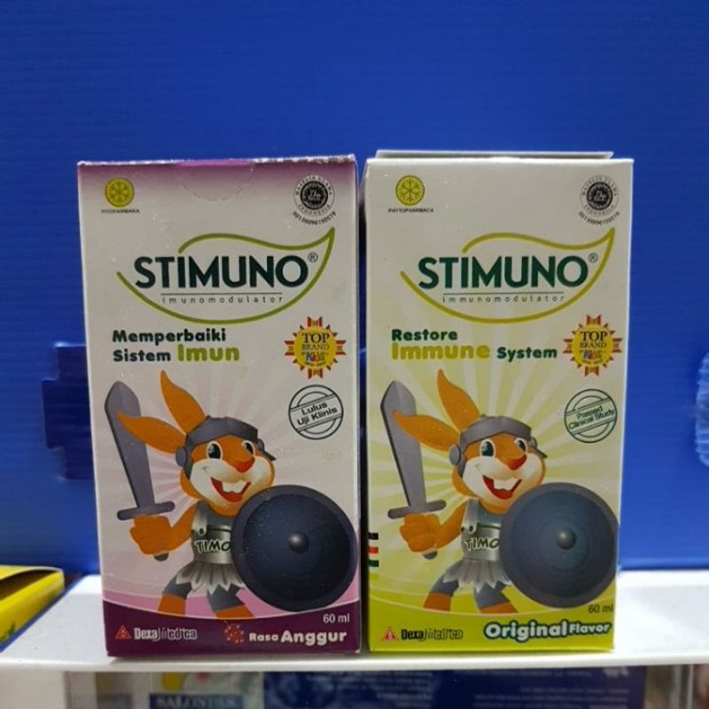 STIMUNO GRAPE ORIGINAL - GRAPE - ORANGE BERRY SIRUP 60 ML - 100 ML