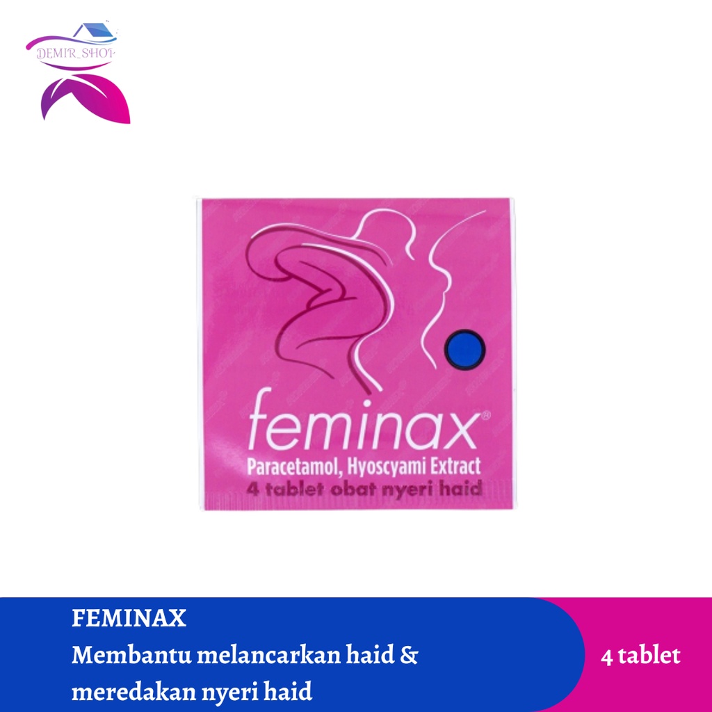 Feminax Strip 4 Tablet Melancarkan Haid