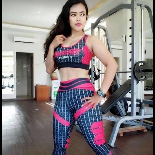 SXB FIBER COMPRESSION LEGGING AND SPORT BRA