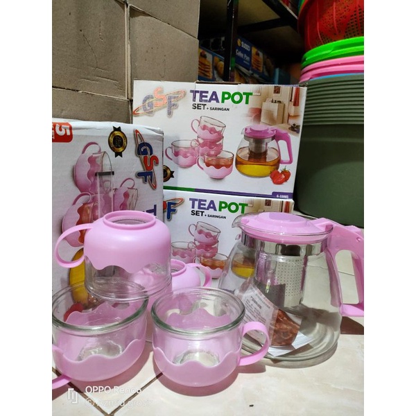 TEAPOT SET + SARINGAN GSF