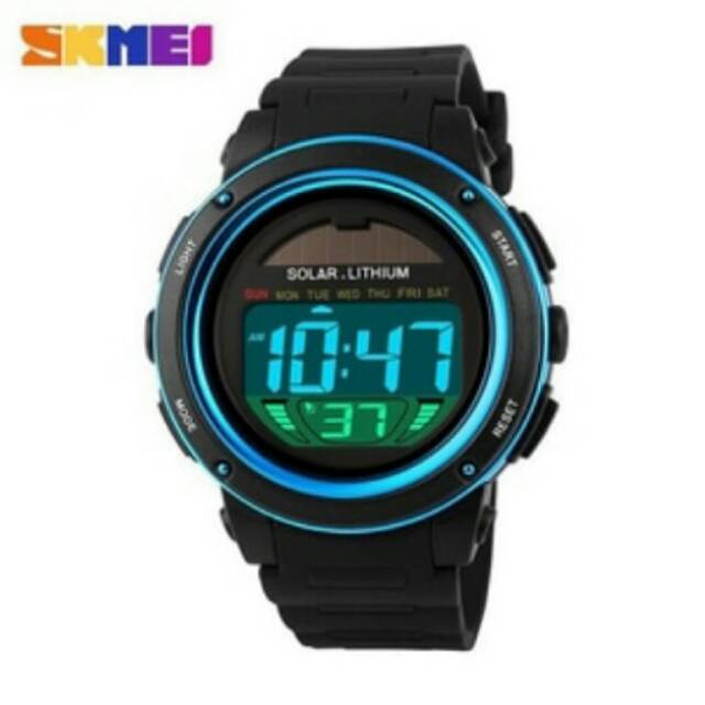 Jam tangan SKMEI solar power LED