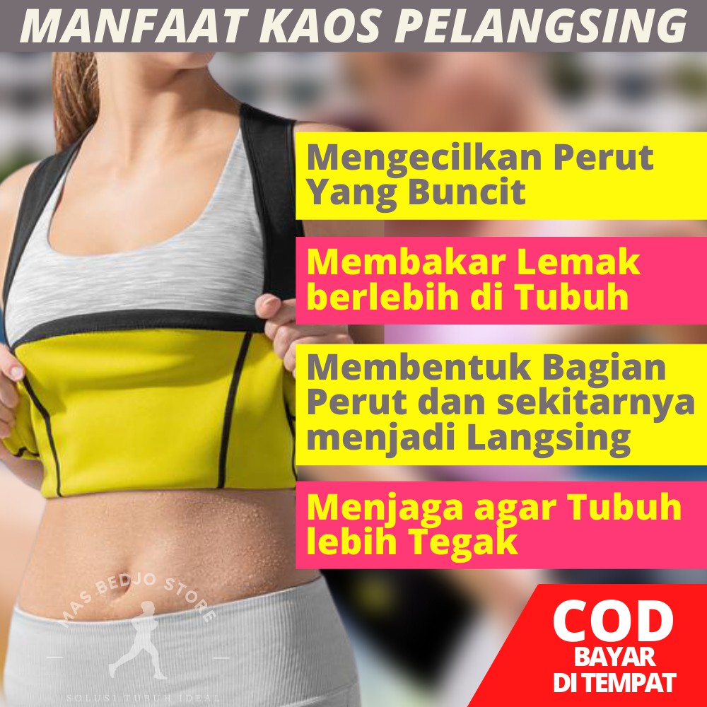 Korset Pelangsing Perut Buncit Rompi Pembakar Lemak Cami Hot Pengecil Perut Wanita