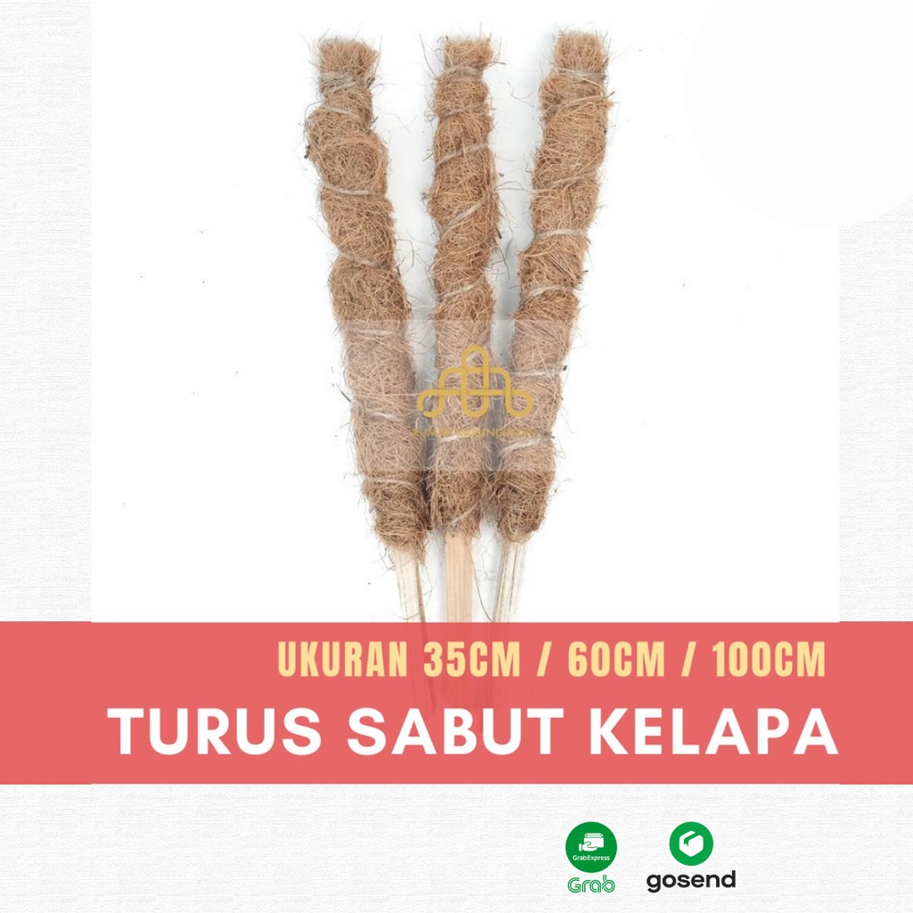 Turus Penyangga Tanaman Sabut Kelapa - Media Tanaman Hias - Turus Cocofiber