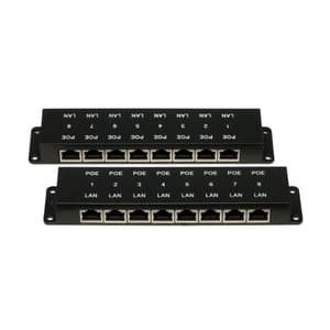 Passive POE Injector 8 Port KN-POE 1008