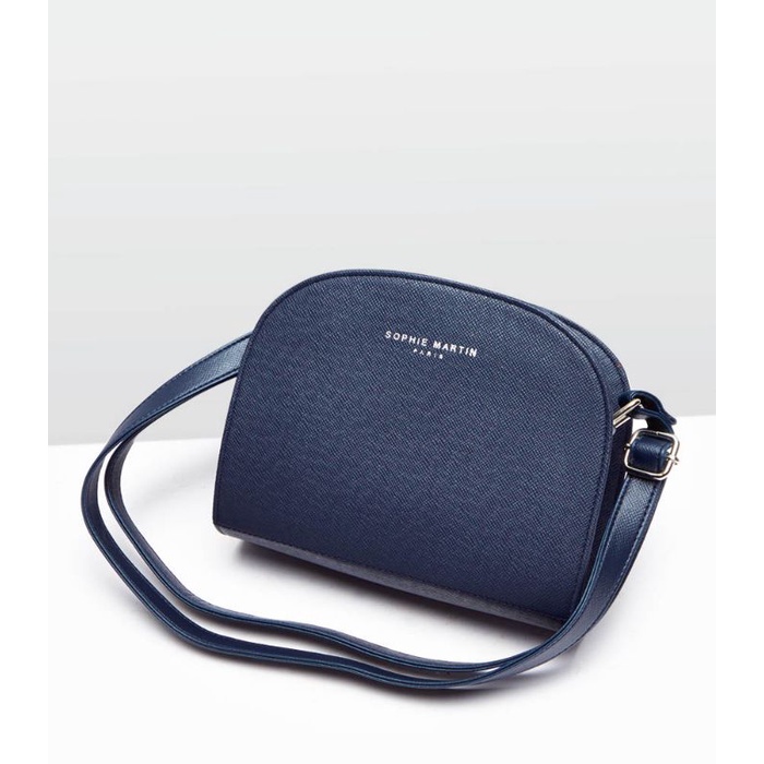 Tas Selempang Wanita Mini Bahan Kulit Navy Terbaru Murah Navylie by Sophie Martin Paris