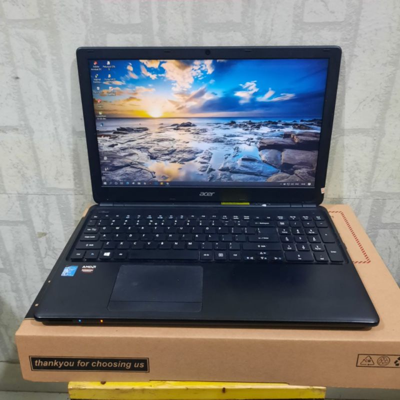 Laptop Acer Aspire E1-572G Cor i7-4500U Ram 4GB/HDD 1TB Vga Amd Radeon R5 M240 Layar 15 inch Keyboard Numlock