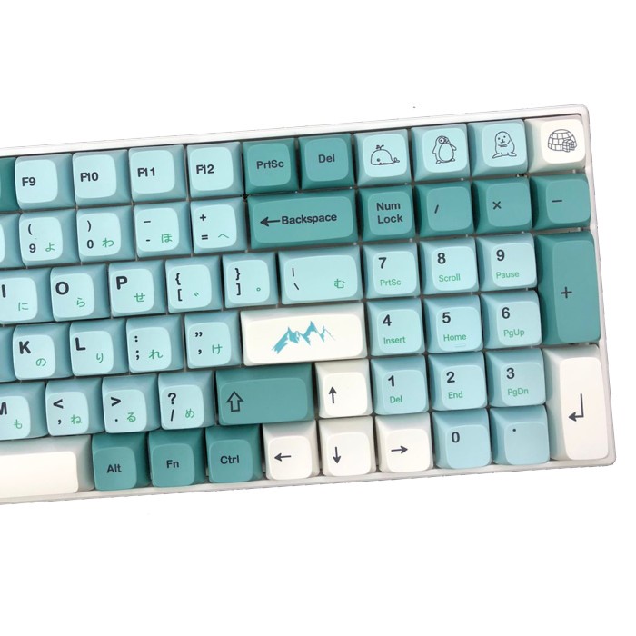 KEYCAPS ICE MOUNTAIN XDA PROFILE SUBLIM MECHANICAL KEYBOARD