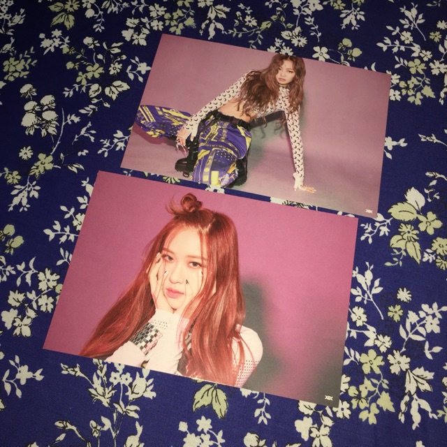 JENNIE ROSE BLACKPINK JAPAN POSTCARD BENEFIT DDU DU DDU DU