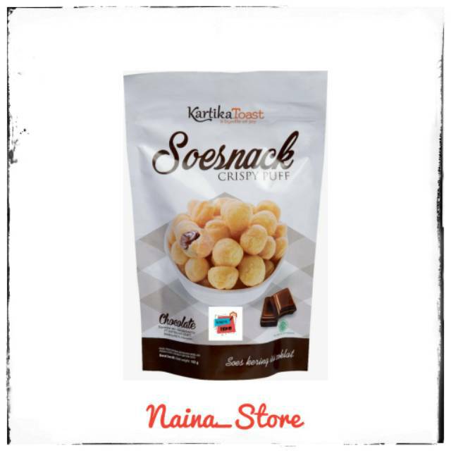 KUE KERING SOES COKLAT KARTIKA SARI BANDUNG (SOESNACK KARTIKA TOAST 102GR) - SUS COKLAT CEMILAN ENAK
