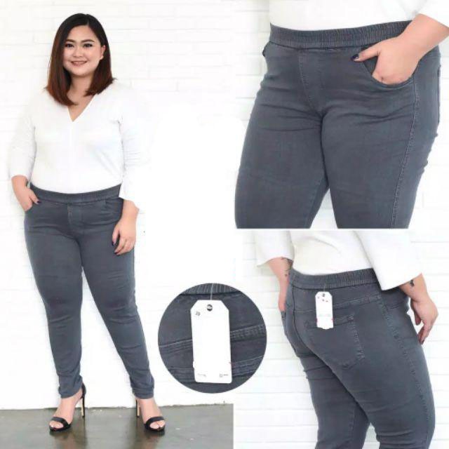  CELANA  WANITA JEGGING JEANS  PANJANG EXTRA JUMBO  LEGGING  