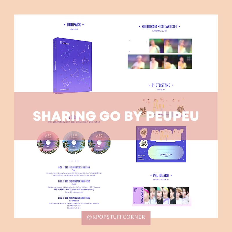 [SHARING GO BY PEUPEU] BTS Sowoozoo DVD