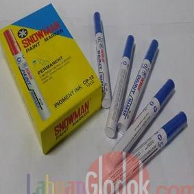 

[COD] SPIDOL PERMANENT PAINT MARKER SNOWMAN BIRU Isi 12 PCS TERBAIK Kode 1315