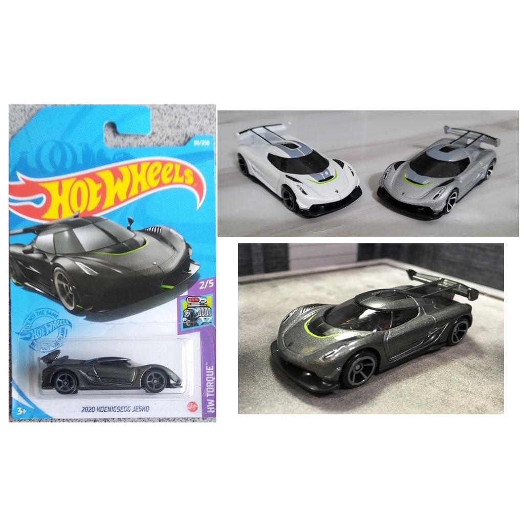 Hotwheels 2020 Koenigsegg Jesko HW Exotics HW Torque Edition supercar mini Silver White Exotic tarma