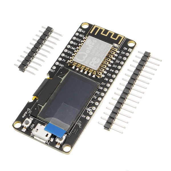 Wemos Nodemcu Wifi And NodeMCU ESP8266 + 0.96 Inch OLED Module