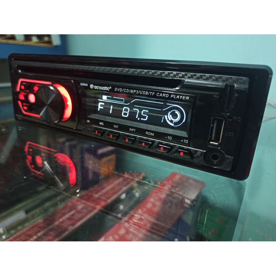 TAPE MOBIL ACOUSTIC BLUETOOTH DVD HEADUNIT KUALITAS BAGUS AC6907 VUN