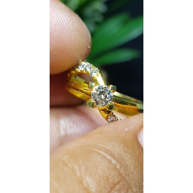 cincin berlian natural luster kuaat