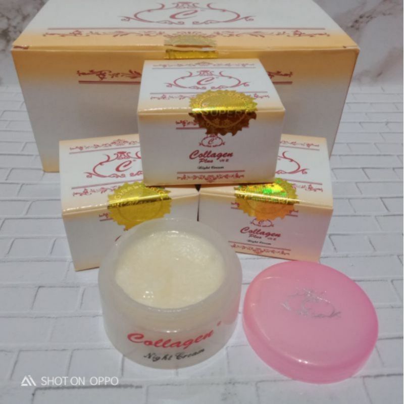 (eceran) CREAM MALAM COLLAGEN / CREAM COLLAGEN SINGLE ORIGINAL MALAYSIA