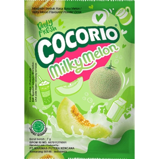 

COCORIO MILKY MELON MINUMAN SERBUK RENCENG ISI 10PCS by flowsnack
