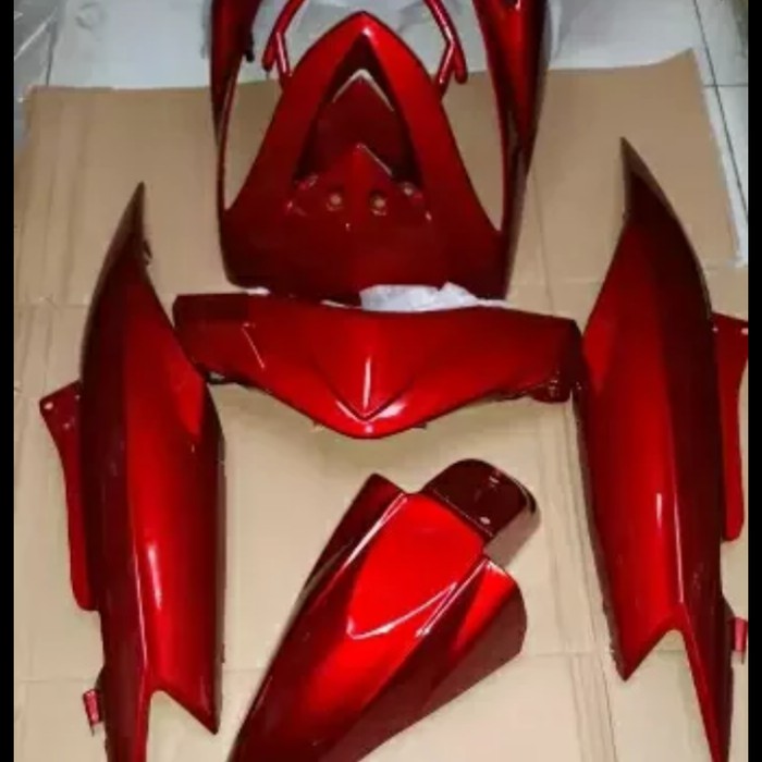 PROMO  full set cover body halus mio soul karbu merah