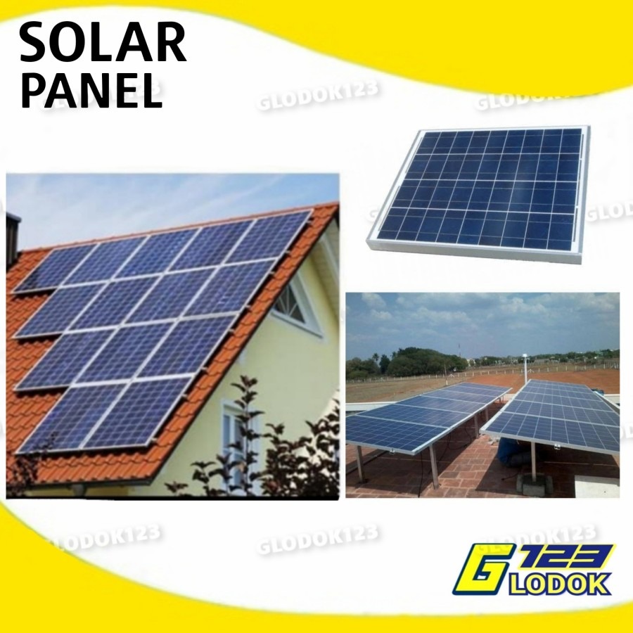 Solar Panel Cell Tenaga Surya Mono Poly Flexible 10WP 20WP