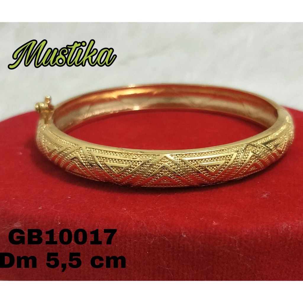 Gelang Tangan Bangkok  Bangle - perhiasan lapis emas 22k