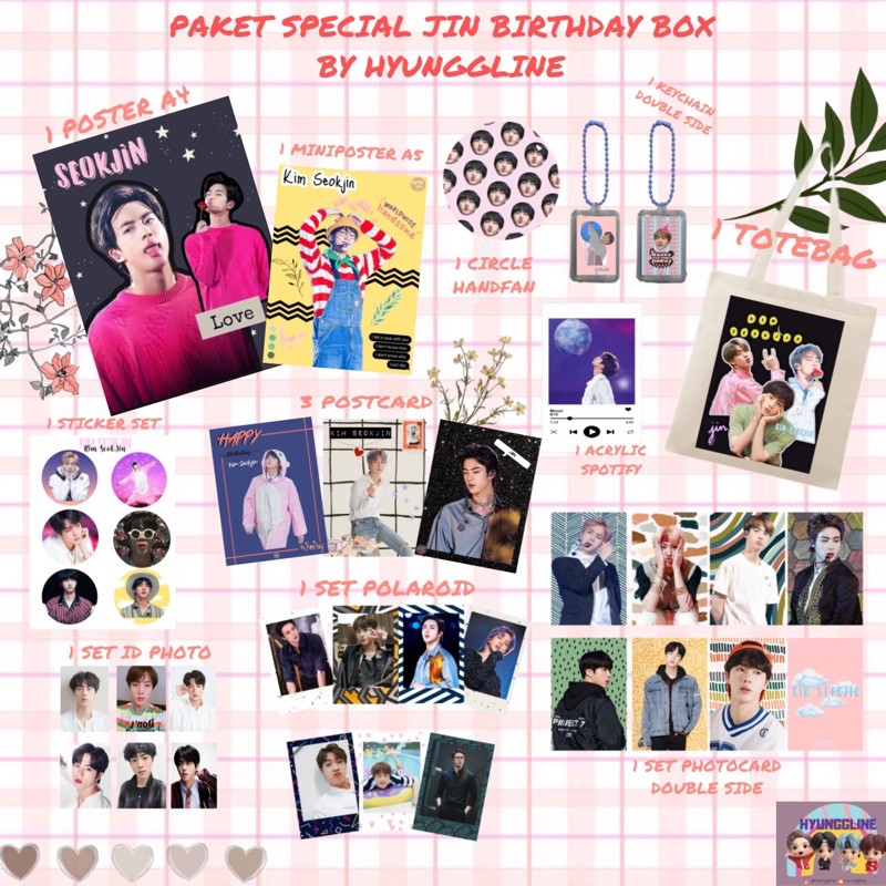 

[PRE-ORDER] PAKET SPECIAL JIN BIRTHDAY BOX