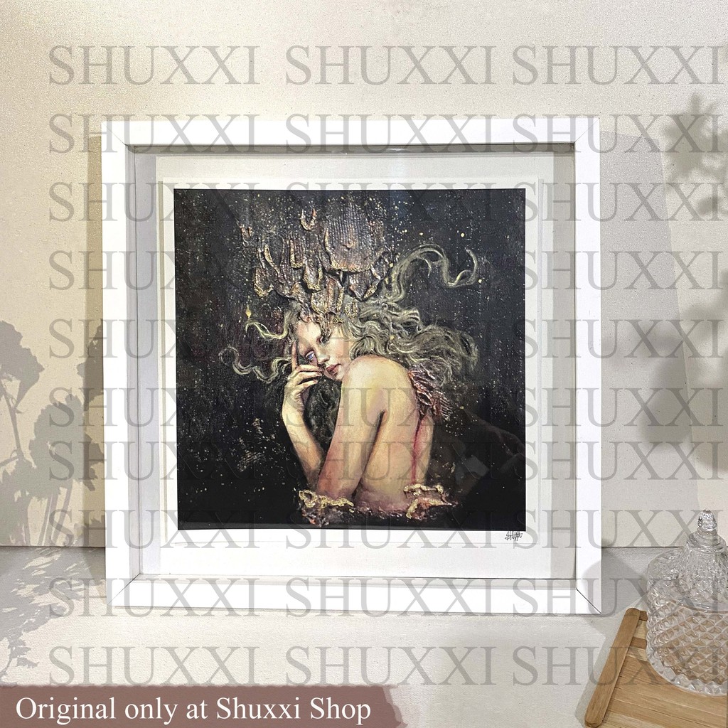 

Acrylic Art Print " Despair " 25 x 25 cm | Shuxxi Art