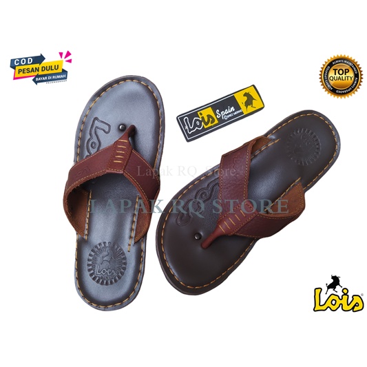 SANDAL KULIT LOIS ORIGINAL /SANDAL JEPIT LOIS KULIT ASLI SAPI