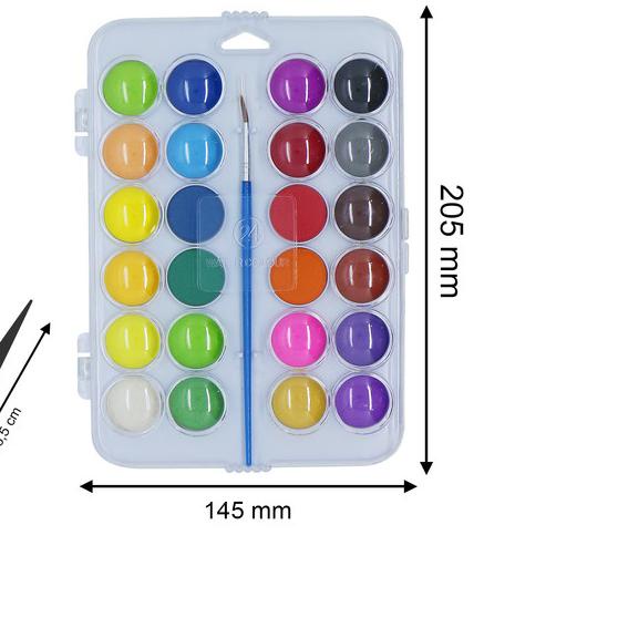 

➫ Montana WaterColor 24 Warna / Cat Air Montana TWC-24 / WaterColor Cake ✿