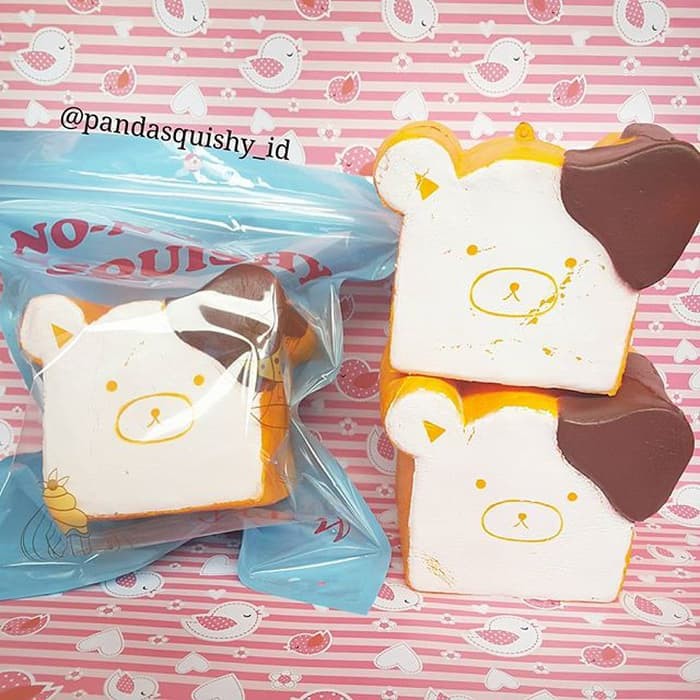Squishy Jumbo Toast Rilakuma Tebal - Squishy Jumbo Roti Gudetama