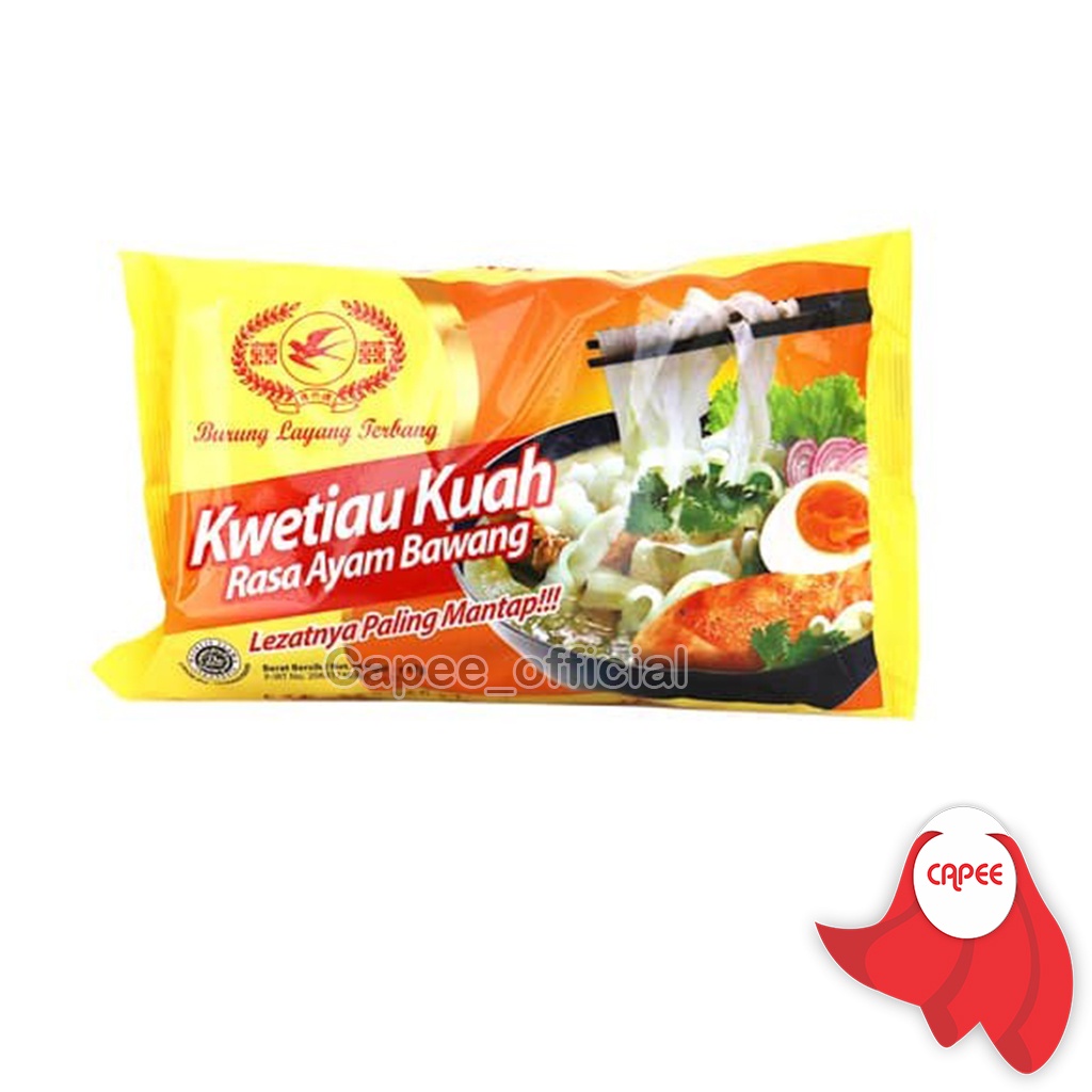 

Kwetiau Kuah Rasa Ayam Bawang (Cap Burung)