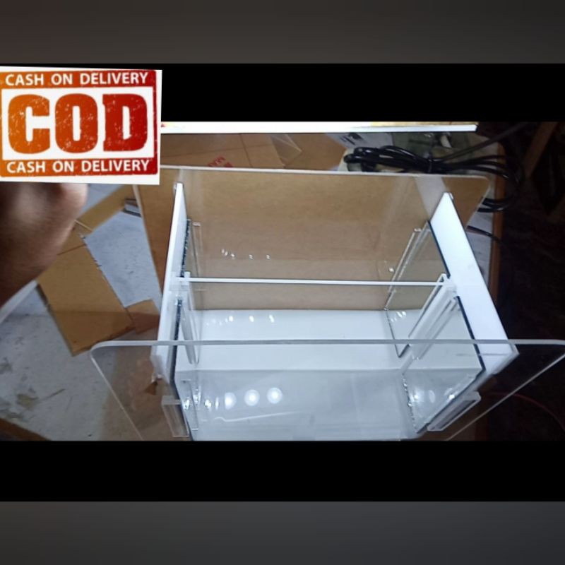 aquarium akrilik sekat selfie