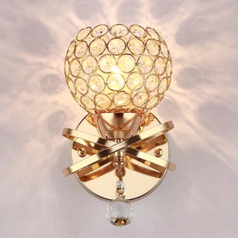 Lampu hias mewah crystal / lampu hias dinding / Lampu hias kamar tidur / lampu gantung crystal