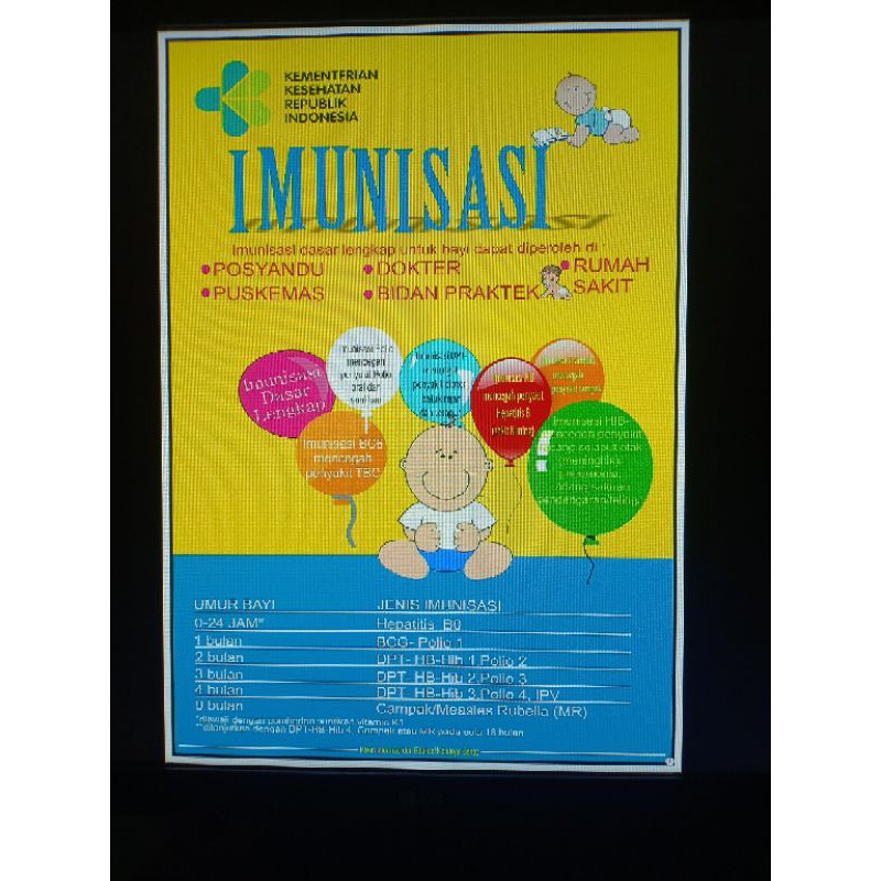 Poster Imunisasi 121 Shopee Indonesia